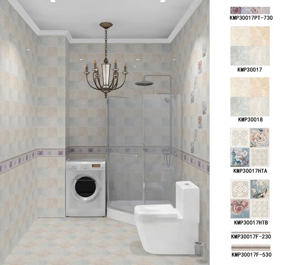 金艾陶瓷磚案例鑒賞衛(wèi)生間效果圖