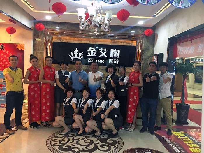 金艾陶總部代表及大同金艾陶?qǐng)F(tuán)隊(duì)合影