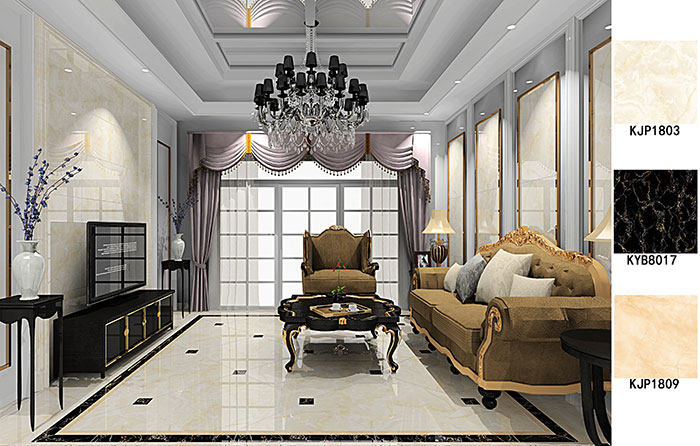陶瓷一線品牌金艾陶瓷磚歐式風格裝修鑒賞