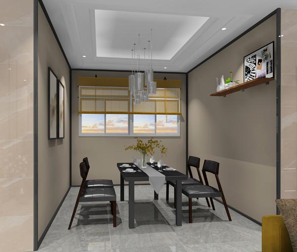 金艾陶家裝：佛山燈湖華府133㎡現代簡約裝修效果鑒賞