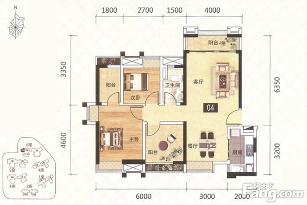 金艾陶家裝:佛山燈湖華府90㎡現代簡約裝修效果鑒賞