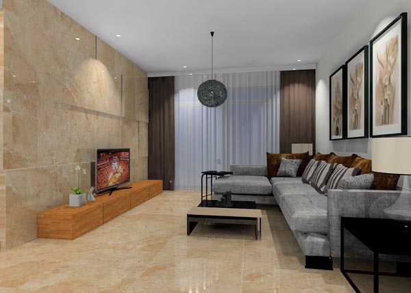 金艾陶家裝:佛山燈湖華府90㎡現代簡約裝修效果鑒賞