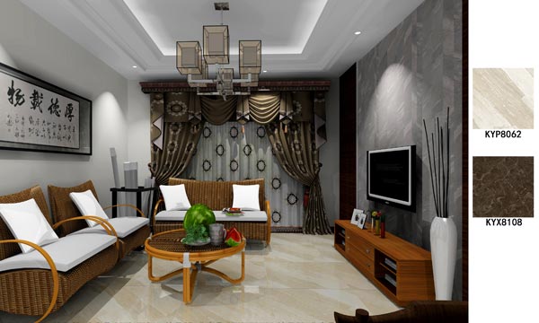 金艾陶家裝:佛山保利紫山國際115㎡中式風格裝修鑒賞