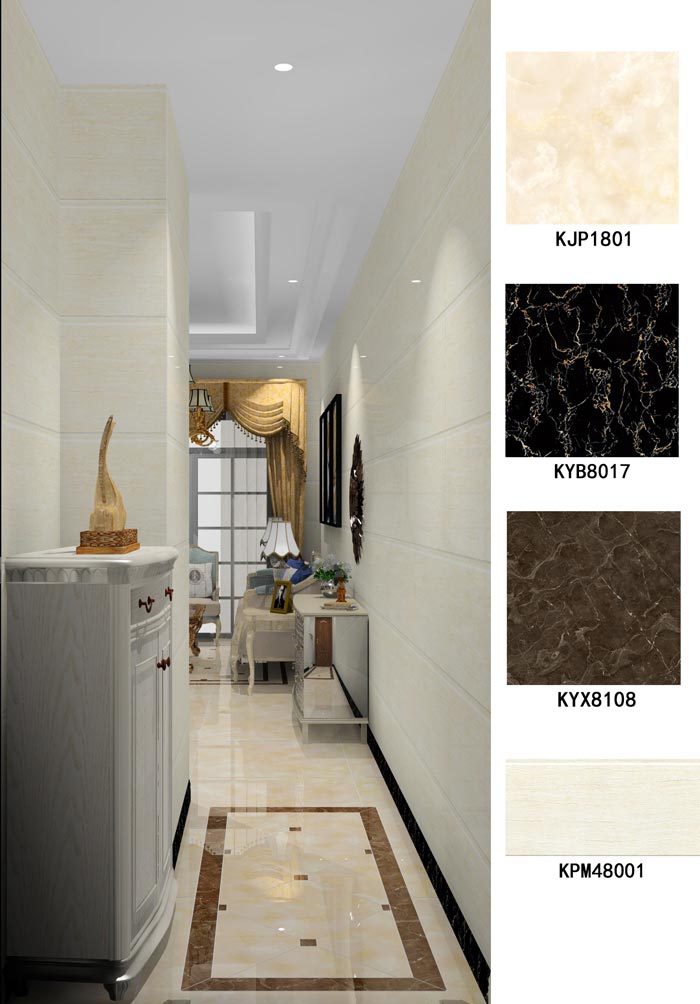 金艾陶家裝:東莞南城麗水佳園75㎡簡歐風格裝修鑒賞