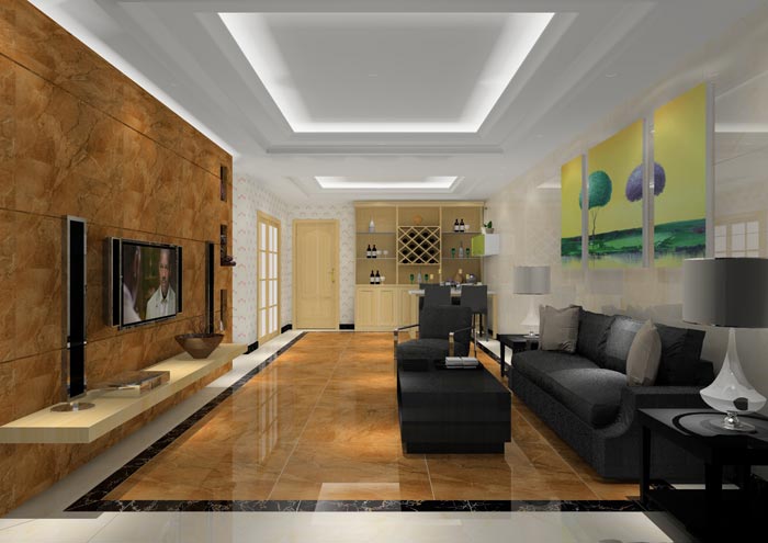 金艾陶家裝:佛山合景新鴻基·瀧景110㎡簡(jiǎn)約現(xiàn)代裝修效果鑒賞