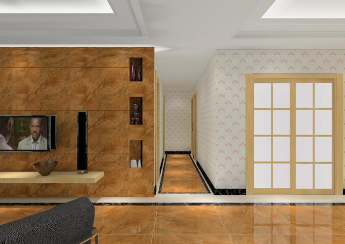 金艾陶家裝:佛山合景新鴻基·瀧景110㎡簡(jiǎn)約現(xiàn)代裝修效果鑒賞