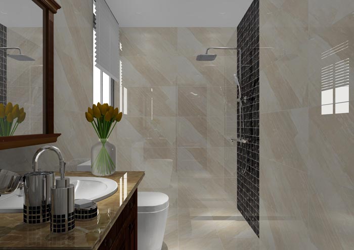 金艾陶家裝:佛山水悅龍灣90㎡現代簡約裝修效果鑒賞