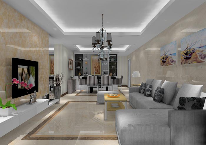 金艾陶家裝:佛山獅山上林苑91㎡簡約風格裝修鑒賞