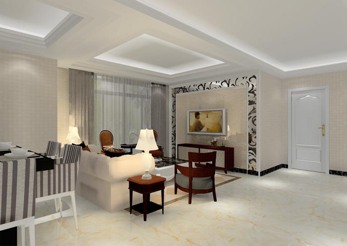 金艾陶家裝：佛山佛山容桂頤澳花園90㎡的簡歐風格裝修鑒賞