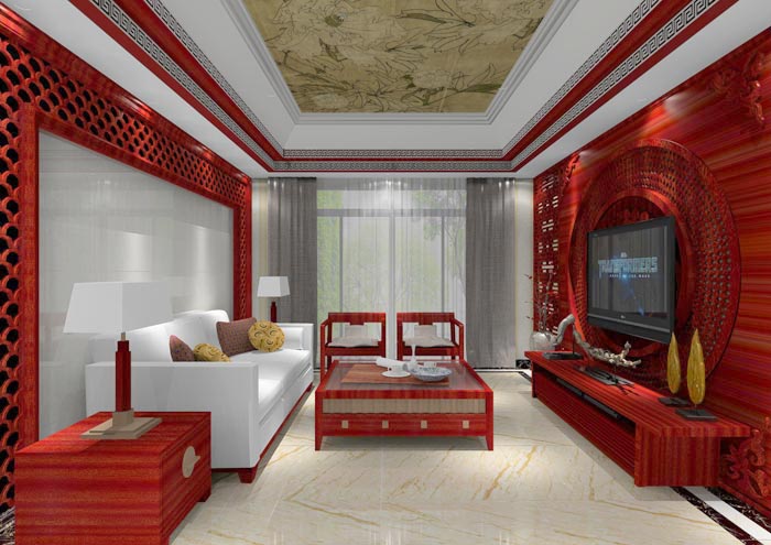 金艾陶家裝：佛山佛山容桂頤澳花園112㎡的中式風(fēng)格裝修鑒賞