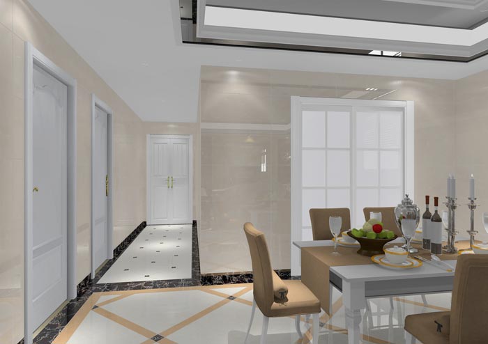 金艾陶家裝:佛山佛山容桂頤澳花園100㎡的歐式風格裝修鑒賞