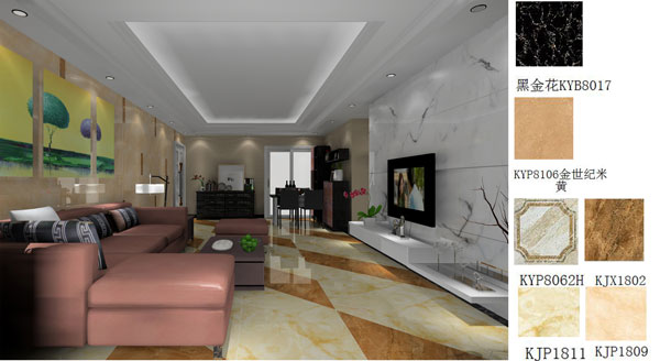 金艾陶家裝：佛山禪城怡翠晉盛花園100㎡的現代風格裝修鑒賞