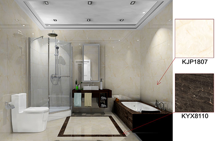 佛山萬(wàn)科·湖岸裝修案例浴室效果圖